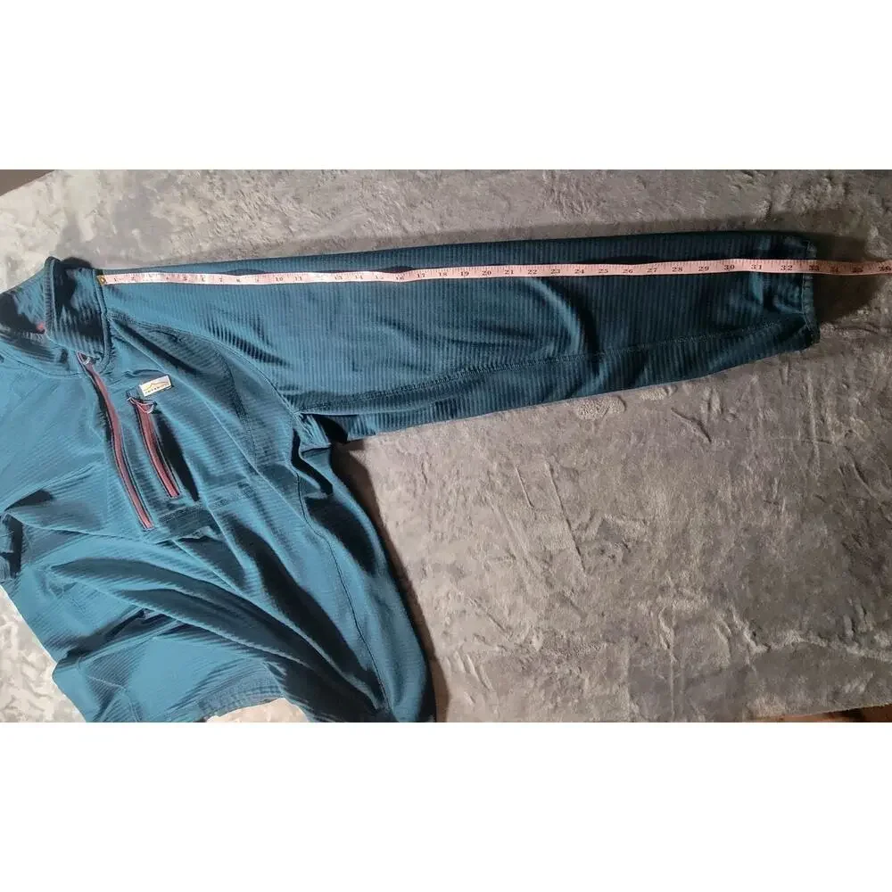Orvis Mens XL Horseshoe Hills Fleece 1/4 Zip Pullover Green
